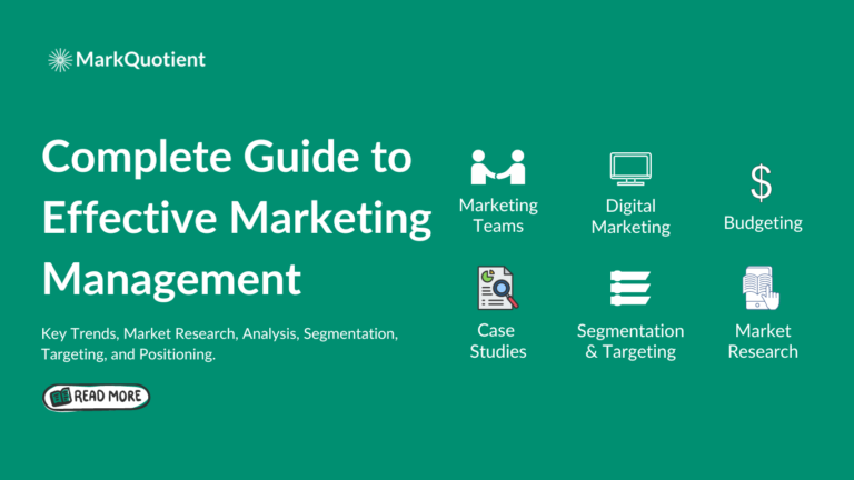 This is a Complete Guide to Effective Marketing Management